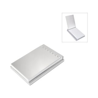 Silver Polished Notepad Holder
