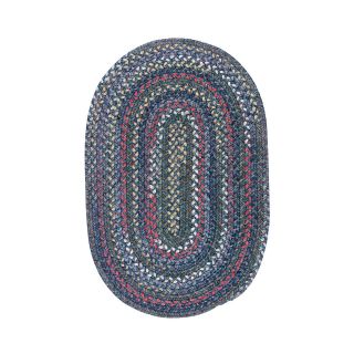 Chestnut Knoll Reversible Braided Oval Rugs, Blue