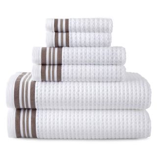 JCP Home Collection  Home 6 pc. Quick Dri Towel Set, Roosevelt Taupe St