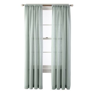 ROYAL VELVET Sadler Rod Pocket Curtain Panel, Green