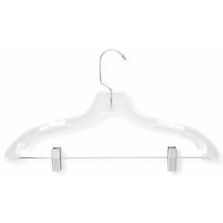 HONEY CAN DO Honey Can Do 12 Pack Crystal Suit Hangers + Clips