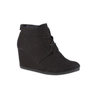 CALL IT SPRING Call It Spring Hecko Wedge Booties, Black, Womens