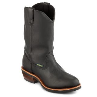 Dan Post Mens 12 Waterproof Leather Boots, Black