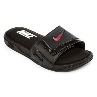 Nike Comfort Slide Adjustable Boys Sandals, Black, Boys