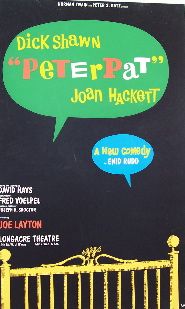 Peter Pat (Original Broadway Theatre Window Card)