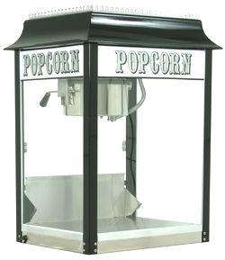 1911 Style 4oz Popcorn Machine Black & Chrome