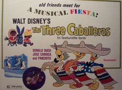 Three Cabelleros   1977 Re Issue (Half Sheet) Movie Poster