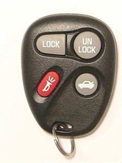 1999 Pontiac Firebird Keyless Entry Remote (4 button)