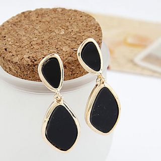 Gold Plated Alloy Geometry Pattern Earrings(Assorted Colors)