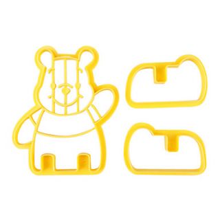Cute DIY Winnie the Pooh Style Cookie Or Bread Baking Mould Yellow