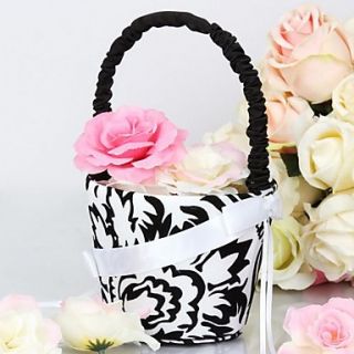 Damask Design Flower Girl Basket