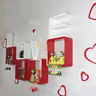 Pop Love Joint Sub gloss Varnish Household Wall Mounted Shelf