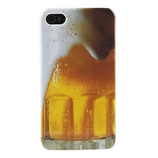 Beer Bubble Pattern Hard Case for iPhone 4/4S