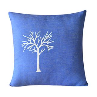 Country Tree Cotton/Linen Decorative Pillow Cover