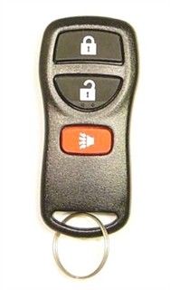 2012 Nissan Pathfinder Keyless Entry Remote   Used