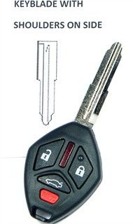2009 Mitsubishi Galant Remote Key