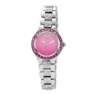 Armitron Now Womens Pink Ombré Dial Silver Tone Bracelet Watch