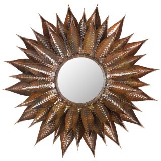 Sunflower Mirror, Burnt Copper