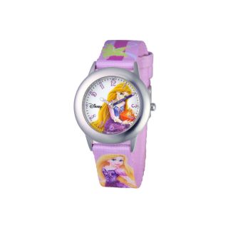 Disney Rapunzel Kids Time Teacher Purple Strap Watch, Girls