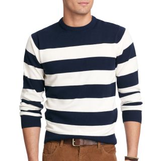 Izod Rugby Crewneck Sweater, Vanilla Ice, Mens