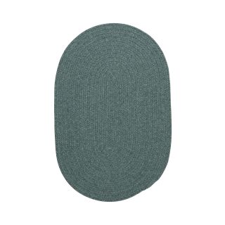 Timberline Reversible Braided Oval Rugs, Teal