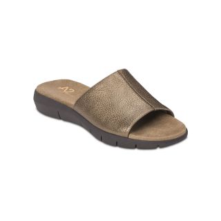 A2 BY AEROSOLES Wiplomacy Comfort Slide Sandals, Cast Bronze, Womens