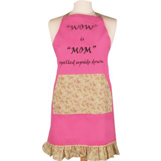 Womens Wow Is Mom Apron