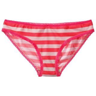 Xhilaration Juniors Lace Trim Bikini   Rosado Pink XL