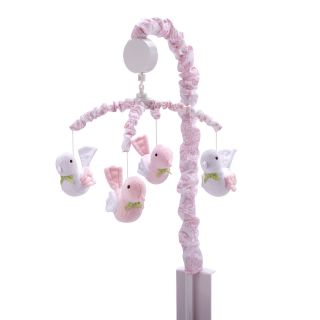 Wendy Bellissimo Gracie Musical Mobile, White/Pink, Girls
