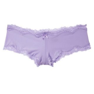 Gilligan & OMalley Womens Micro With Lace Cheeky Hipster   Lavender M