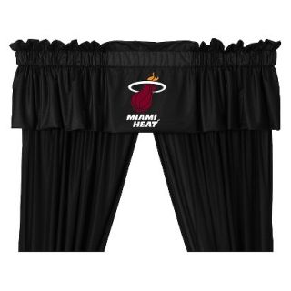 NBA Miami Heat Valance   Black (88x14)
