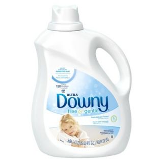 Downy Free and Gentle Unscented liquid Fabric Softener   103floz
