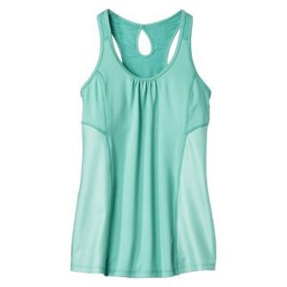 C9 by Champion Womens Sleeveless Keyhole Tank With Inner Bra   Vintage Teal M