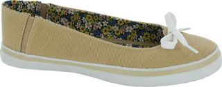 Womens Daniel Green Lindsey   Stone Cotton Pique Casual Shoes