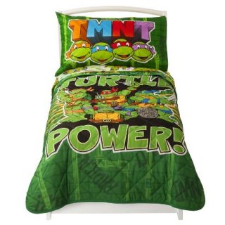 Nickelodeon Teenage Mutant Ninja Turtles 4pc Bed Set   Green (Toddler)