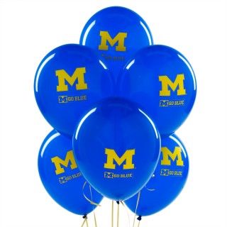 Michigan Wolverines Latex Balloons