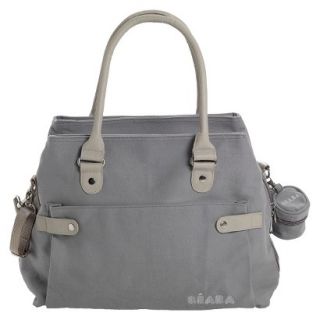 Beaba SAC Stockholm Diaper Bag   Gray/Natural