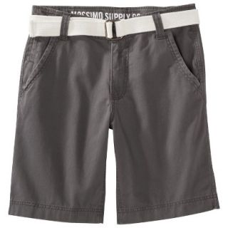 Mossimo Supply Co. Mens Belted Flat Front Shorts   Hot Coffee 44