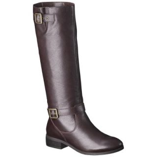 Womens Mossimo Supply Co. Rylee Genuine Leather Tall Boot   Brown 10