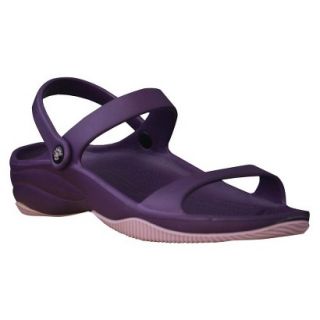 USADawgs Plum / Lilac Premium Womens 3 Strap Sandal   6