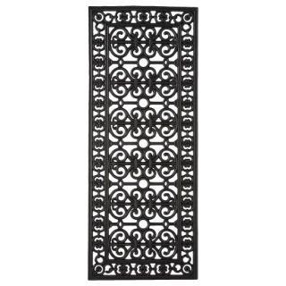 Smith & Hawken Decorative Black Rubber Door mat