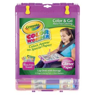 Crayola Color Wonder Glitter Color and Go Desk