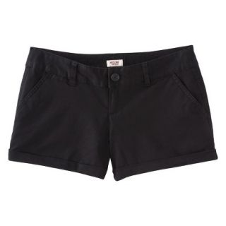 Mossimo Supply Co. Juniors Mid Length Woven Short   Black 1
