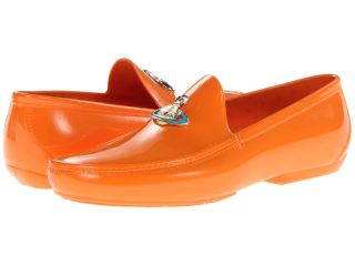 Vivienne Westwood Plastic Orb Moccasin Mens Slip on Shoes (Orange)