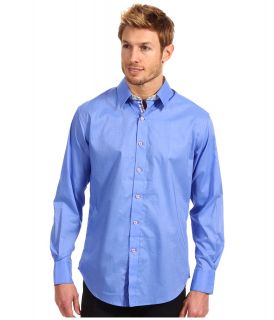 Robert Graham Bay Shore L/S Woven Mens Long Sleeve Button Up (Blue)