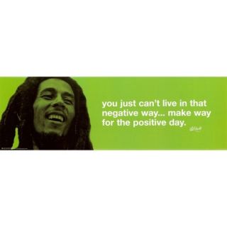 Art   Bob Marley Positive Day Poster
