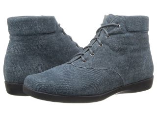 Ros Hommerson Clock Womens Lace up Boots (Blue)