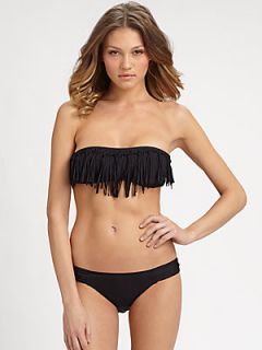 L*Space Knotted Dolly Fringe Bandeau Top