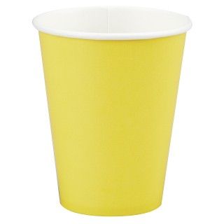 Mimosa (Light Yellow) 9 oz. Paper Cups