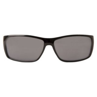 Dickies Rectangle Sunglasses with Wide Temples   Black